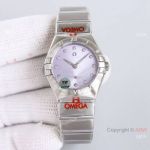 TW Factory Copy Omega Constellation Quartz 28mm Purple Dial Watches_th.jpg